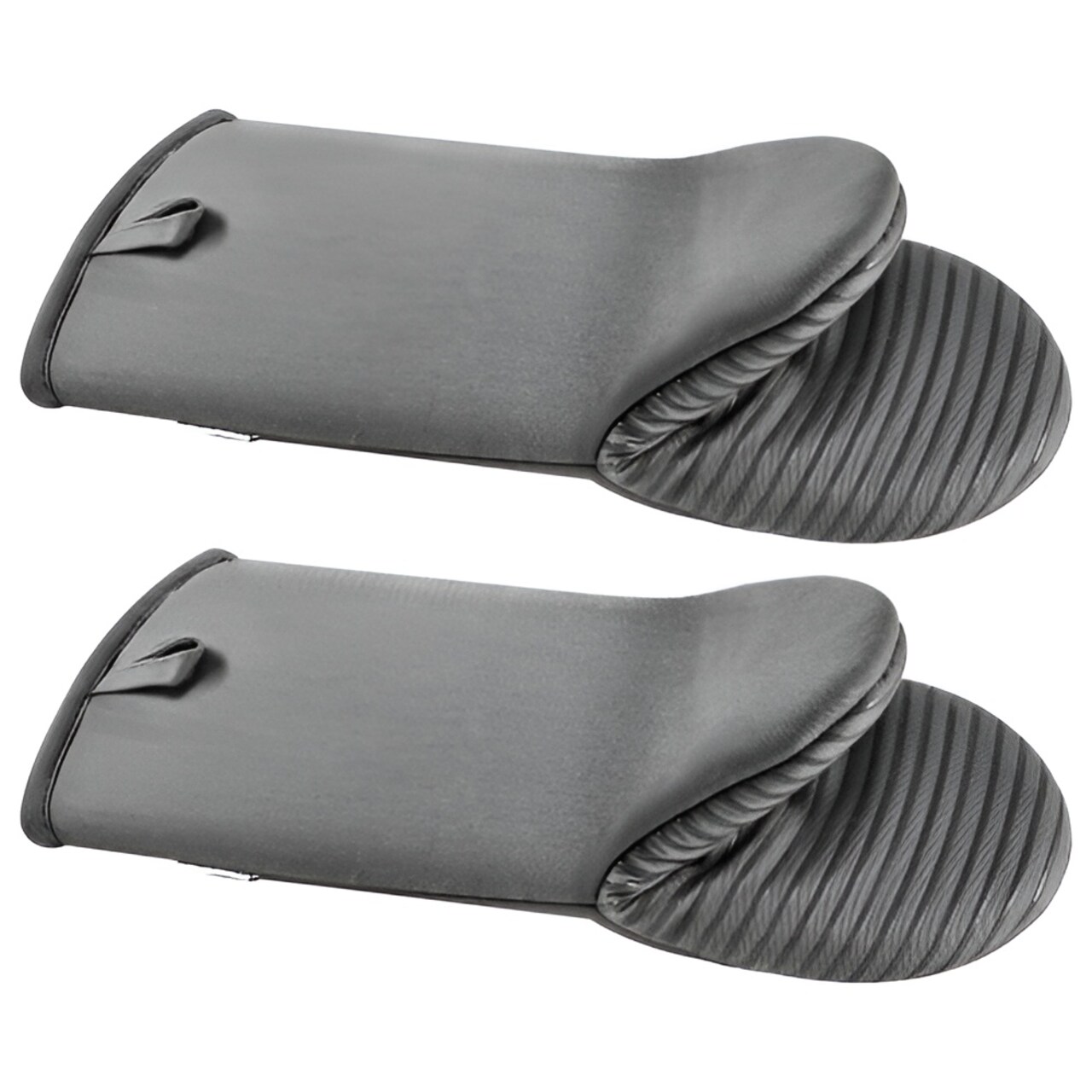 Heat Resistant Cotton Silicone Oven Mitts (500°F) Non-Slip Grip, Extra Long Kitchen Gloves with Hanging Hooks